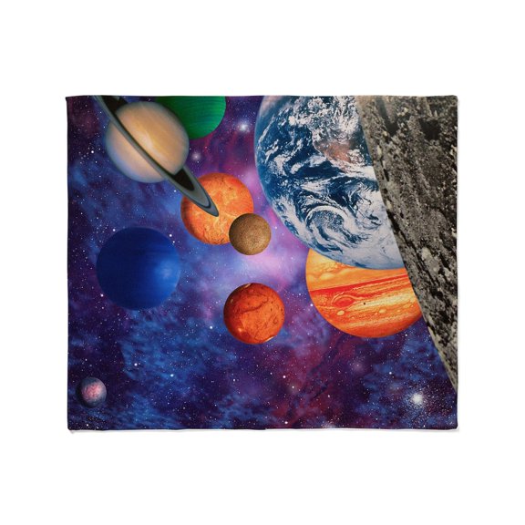 CafePress - Solar System Throw Blanket - Soft Fleece Throw Blanket, 50"x60" for All Ages