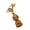 4, variant on Fengs Shui Peach Buddhas Pendant Keychain Key Chain Buddhas Statue Long Lasting Symbolizes Auspiciousness