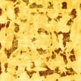 thumbnail image 1 of Ahgly Company Indoor Square Abstract Yellow Modern Area Rugs, 4' Square, 1 of 4
