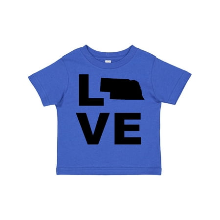 

Inktastic Love Nebraska Gift Toddler Boy or Toddler Girl T-Shirt