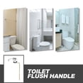 thumbnail image 2 of OULII Poignée de Rinçage pour Réservoir de Toilette Fer Multi Haute Brillance Électroplaqué 1ensemble, 2 of 7