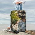 thumbnail image 7 of Naloa Girl In Field Of Daisies Elastic Suitcase Protector, Travel Suitcase Protector Cover Fits 18-32in Suitcase(No luggage included)-Medium, 7 of 7