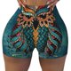 thumbnail image 2 of Fotbe Owl In Blue Shorts Sin Costuras – Shorts Deportivos de Cintura Alta para Mujer, Elásticos para Gimnasio, Yoga, Running o Ciclismo-Medium, 2 of 8