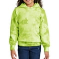 thumbnail image 2 of Gravity Threads Boys Girls Youth Size Crystal Tie-Dye Pullover Hoodie Kids Sweatshirt, Lemon Lime Small, 2 of 3
