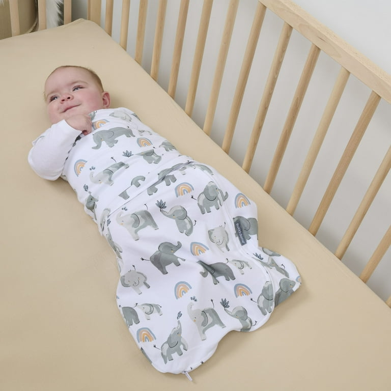 Elephant Baby Swaddle Pod SwaddleMe SwaddleMe By Ingenuity Swaddle