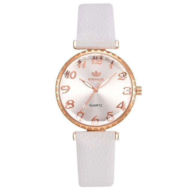 Reloj de cuarzo para mujer, relojes para mujer, estilo de moda, reloj de pulsera de cuarzo analógico de cuero, reloj de cuarzo para mujer.