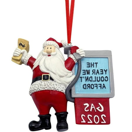 

Christmas Miniature Pendant Hanging Resin Santa Claus Statue with Hanging Rope for Xmas Tree Crafts Home