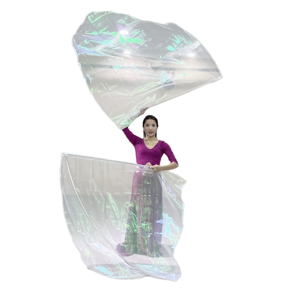 2Pcs Praise Dance Worship Flags Praise Churches Flags with Scalable Rod Semicircle Worship Wing Flags for Adults