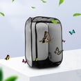 thumbnail image 1 of Jaula para moscas, bolsa plegable para , cremallera, hábitat de mariposas con asa, red de malla para terrario para jardín de , oruga, Negro Salvador Jaula para moscas de mariposas, 1 of 9