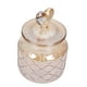 thumbnail image 5 of Tarro de almacenamiento de bocadillo Vidrio de cristal Recipiente de vidrio de vidrio Tarjeta de cristal de caramelo con tapa, 5 of 5