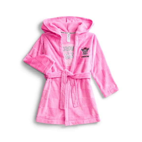 Justice Girls x Nascar Jacquard Fleece Robe with Long Sleeves, Sizes 5-18