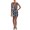 Blue Multi, variant on Lucky Brand Womens Printed Surplice Neck Romper