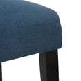 thumbnail image 5 of WestinTrends Hayes Tufted Dining Chairs, Linen Fabric Upholstered Kitchen Dining Table Chairs with Solid Wood Legs, Blue, 5 of 7