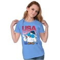 thumbnail image 5 of Tootsie Mr Owl Patriotic USA America Women's T Shirt Ladies Tee Brisco Brands X, 5 of 6