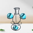 thumbnail image 3 of ZOUSSIQI Crystal Ball Seat Spheres Metal Holder Creative Saving Space Multipurpose Ball Display Stand Crystal Ball Base for Bookcase Home Centerpiece, D CA919-13575, 3 of 7