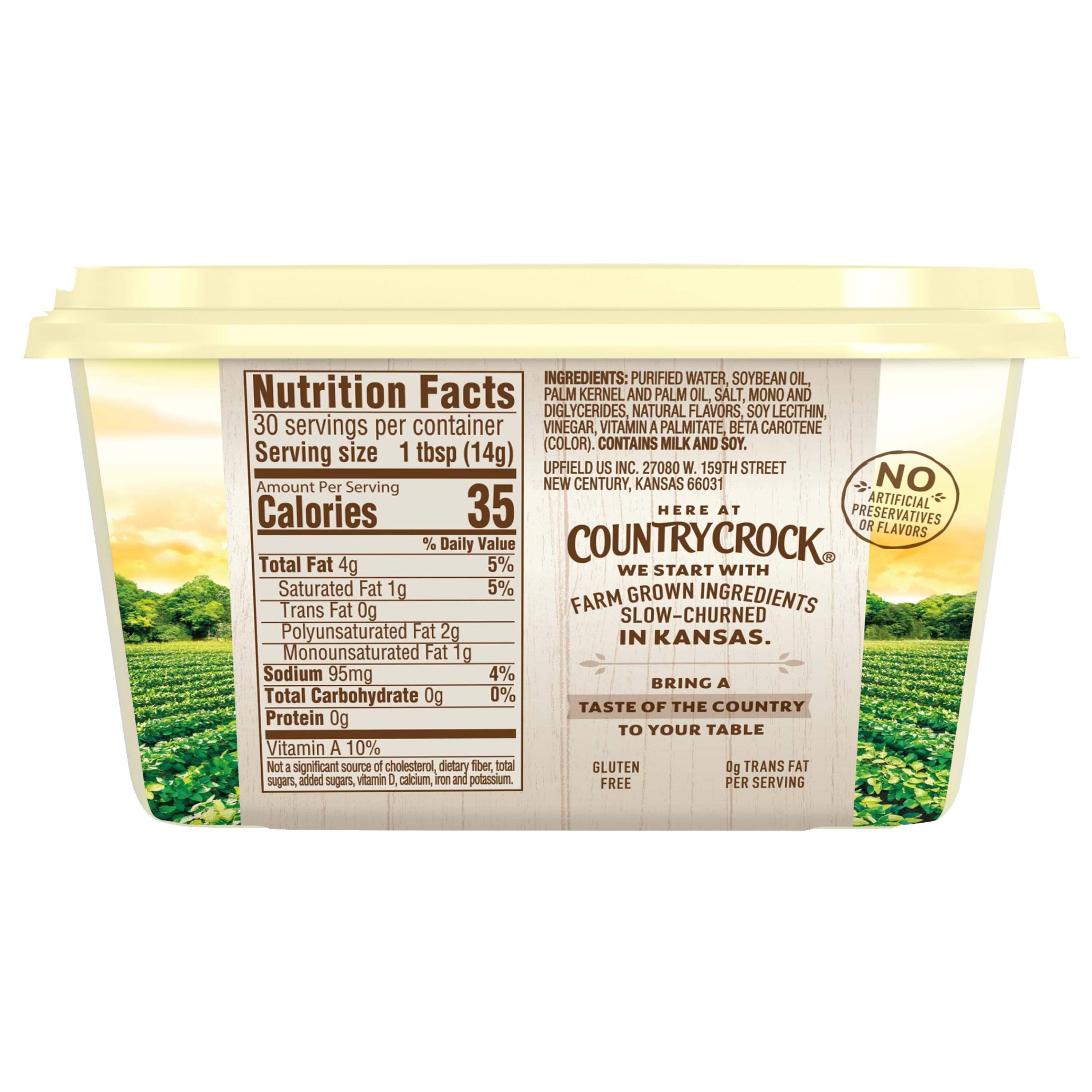 Country Crock Light Buttery Spread, 15 oz Tub
