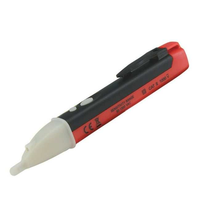 MesaSe Voltage Detector Pen Electric Tester Meter Probe Voltmeter Digital Red Security Induction Led Light Sensor