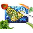 thumbnail image 2 of Carolines Treasures MW1235LCB Two Corn Please Glass Cutting Board, Large, 2 of 2
