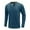 Blue, variant on Dagegui Men's Henley Shirts Cotton Long Sleeve Buttons T-Shirts Patchwork Crewneck Pullover Shirt Casual Loose Fit Work Tees Tops Black,S