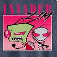 thumbnail image 3 of Invader ZIM - GIR and ZIM - Retro Style - Juniors High Neck Tank Top, 3 of 5