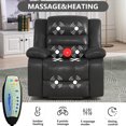 Bonzy Home Large Power Lift Recliner Chairs with Massage and Heat for