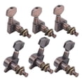 thumbnail image 2 of Guitar Locking Tuners, Acoustic Guitar Pegs, Easy To Install Anti-Rust Metal Structure For Instrument Lovers Guitar Repair Master Alternative Part Folk Guitar Antique Copper, 2 of 8