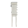 thumbnail image 3 of Kindley Jewelry Armoire, Off-White with Black Felt Lining, 3 of 23