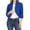 Blue, variant on Baberdicy Cropped Blazer Ladies Fashion Casual Solid Color Three Quarter Sleeve Sleeve Cardigan Short Small Coat Women's Blazers & Suit Jackets ( Beige L )