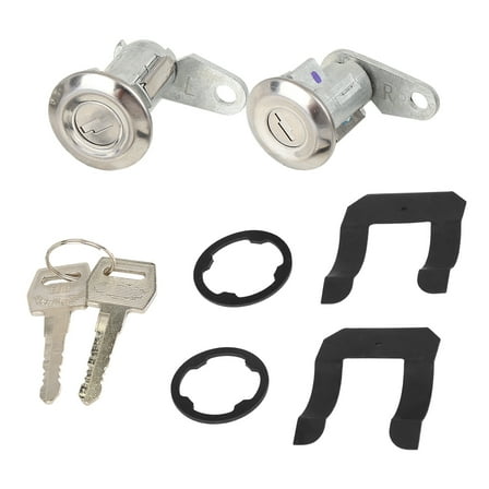 Pair Door Lock Cylinder with 2 Keys Car Auto for 1983-1992 Ford Ranger