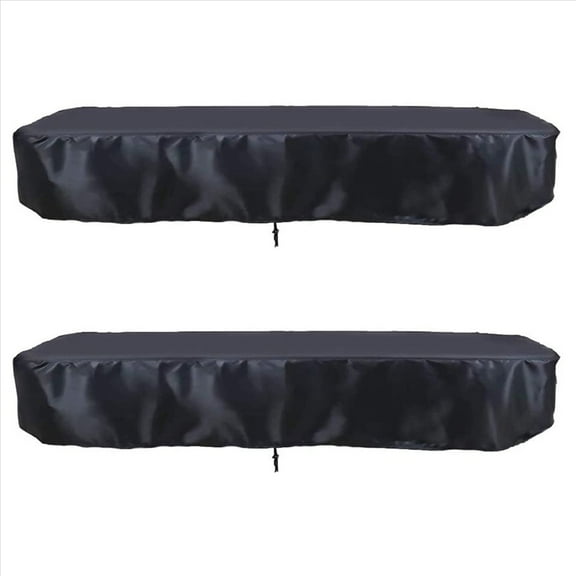 Rollbacks & More 2X 8Ft Billiard Pool Table Cover with Drawstring Waterproof for Rectangle Table, Black