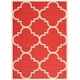 thumbnail image 3 of Safavieh Courtyard Tapis Rouge Intérieur Extérieur - 5 Pieds3 Pouces x 7 Pieds7 Pouces, 3 of 5