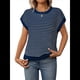 thumbnail image 1 of Suéter Casual de Rayas con Mangas y Bloques de Color Azul, Talla L, 1 of 9