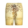 thumbnail image 3 of Picia Bunch of Grapes Pajama Shorts for Men, Men's Pajama Bottoms, Sleepwear,Short Pajama Pants-, 3 of 9