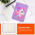 thumbnail image 2 of Shisuyan Rectangular Notepad Plush Cover Purple 1Pack 8.5x5.9x0.8in, 2 of 8