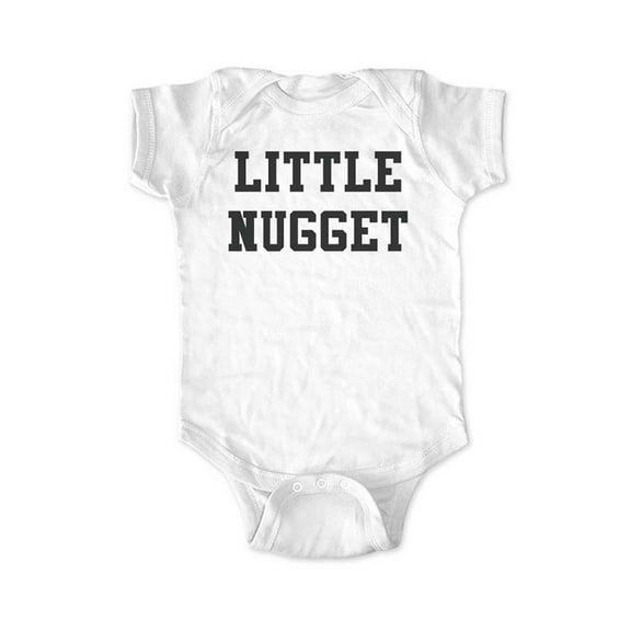 Little Nugget - wallsparks cute & funny Brand - baby one piece bodysuit - Great baby shower gift!