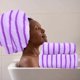thumbnail image 4 of Accesorios de baño Juego de toallas de lino suave de 2 piezas, 1 toalla de baño y 1 toallita. Toallas para baño. Juego de toallas para adultos, muy absorbentes., 4 of 6