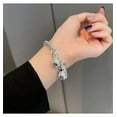 thumbnail image 3 of HOOUN Silver Cross Cuff Bracelet Men Adjustable Stainless Steel Bangle Jewelry Hot-#14, 3 of 6