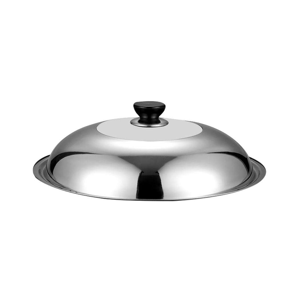 Visible Cooking Frying Pan Wok Pot Cover Dome Pot Lid 30//32//34//36 Cm Steamer Tempered Glass Cover With Anti-scalding Handle Stainless Steel Round Pot Lid
