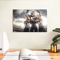 thumbnail image 3 of Elephant Stock Football Players Wall Art - Sports Canvas Canvas - 12" x 8", 3 of 8