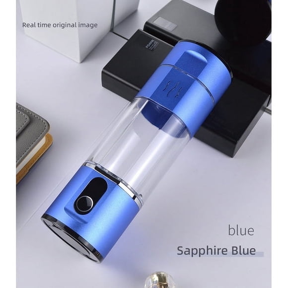 ALKA hydrogen water generator Hydrogen Rich Water Bottle Generator Max Concentration Molecular Up to 5000PPB Portable -Blue color