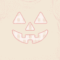 thumbnail image 4 of Inktastic Plaid Pastel Pink Pumpkin Face Halloween Decor Girls Baby T-Shirt, 4 of 5