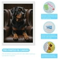 thumbnail image 3 of Diamond Art Kits for Adults, Dog On Leather Armchair Noble Pose 5D Diamond Painting Kits for Adults Beginners, DIY Full Drill Diamond Painting, Gem Art and Crafts 12x16, 3 of 7