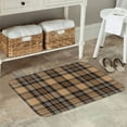 thumbnail image 7 of Pofeuu khaki coffee plaid Print Flannel Doormats Rug16"x24"Rug Washable Doormats Indoor Outdoor Rugs for Layered Front Door Mats, Porch, Kitchen, Entryway, 7 of 7
