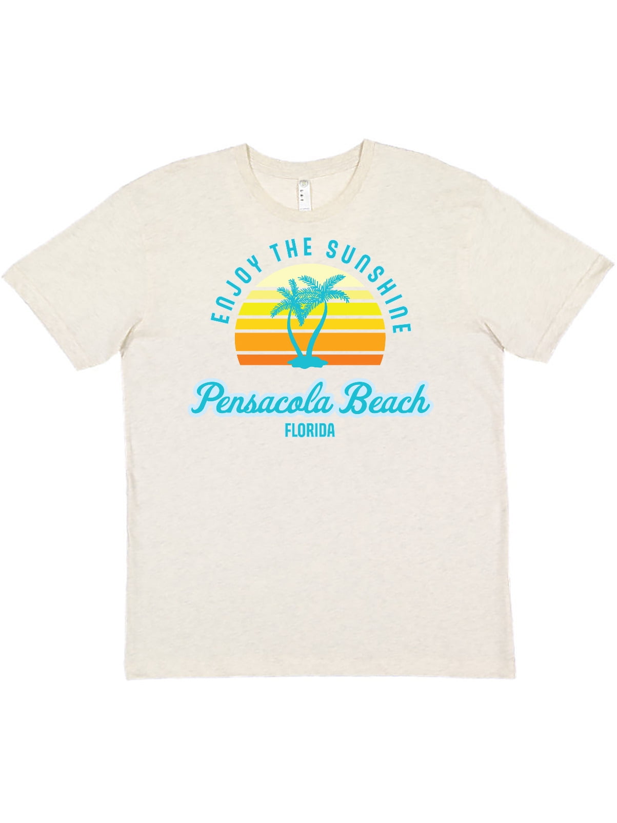 Inktastic Summer Enjoy the Sunshine Pensacola Beach Florida in Blue T-Shirt  - Walmart.com
