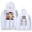 JX37503-White, variant on Andrew Santino Bad Friend Merch Hoodie Men/Women Unisex Long Sleeve Sweatshirt Hooded Pullover Streetwear