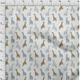 thumbnail image 4 of oneOone Polyester Spandex Gray Fabric Kids Animal Craft Projects Decor Fabric Printed by The Yard 56 Inch Wide, 4 of 4