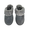 thumbnail image 2 of Clarks Scuff Slip-On Cosy Open Back Comfort Clog Slipper Mule Slippers Grey (Grey, 10), 2 of 4