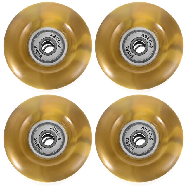 STRANDCHIC 4 Pcs Roues de Patinage à Roulettes Haute Élasticité pour Patineurs Activités de Loisirs Intérieures
