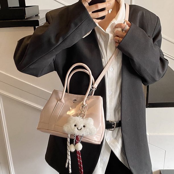 Bolso de mano tipo cubo de temperamento simple para mujer, versión coreana del bolso de hombro para viajar, bolso de mensajero de moda de nueva tendencia 2025