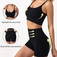 thumbnail image 4 of Bxsruta Workout Sets for Women 2 Piece Seamless High Waist Leggings with Sports Bra Exercise Set Black 2XL, 4 of 6